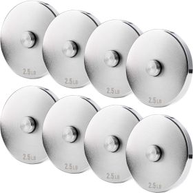 2.0 Upgraded Adjustable Steel Dumbbells Plates, Diameter 4.7 inches, Thickness 0.6 inches