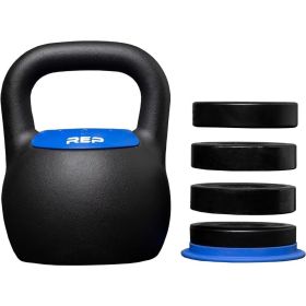 Adjustable Kettlebell with Matte Powder Coating â€“ Quickly Select From Multiple KG or LB Weight Options for HIIT