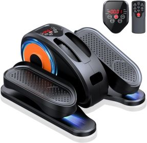 Under Desk Elliptical Machine, Ellipse Leg Exerciser for Seniors Fully Assembled, Quiet & Portable Electric Seated Pedal (Default: Default)